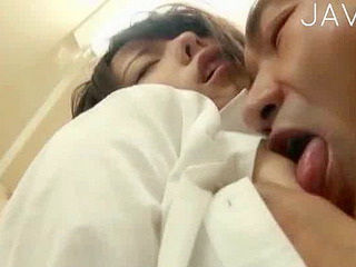 Sex-crazed Nippon teen gets her dripping muff pounded and petted